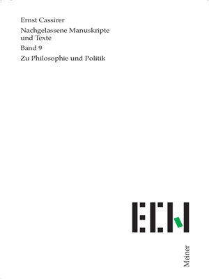 cover image of Zur Philosophie und Politik